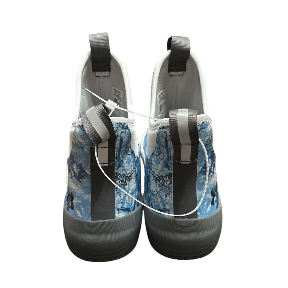 Under Armour Men’s Shoreman Water Camo Print Fishing Ankle Deck Boots,Size 12